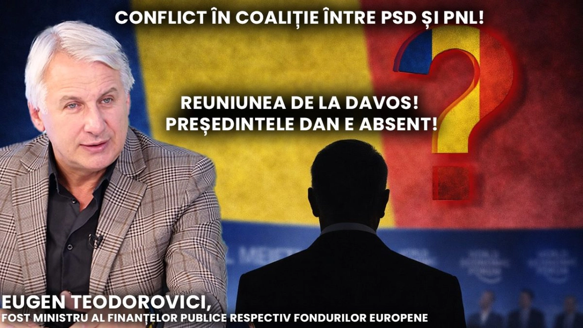 LIVE VIDEO - Studio-Politic și Economic BZI LIVE ce-l are în prim-plan pe Eugen Teodorovici, fost ministru al Finanțelor publice respectiv Fondurilor europene