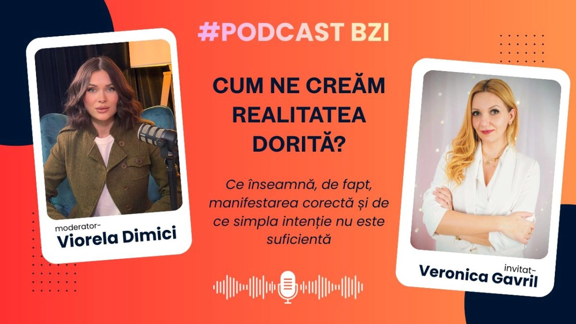LIVE VIDEO - Veronica Gavril, terapeut: Cum ne creăm realitatea dorită?