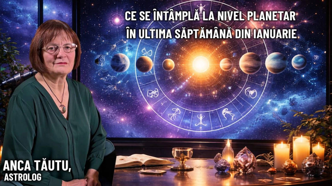 Care sunt sunt reperele astrologice pentru ultima săptămână din ianuarie, aflăm de la Anca Tăutu, astrolog, la emisiunea BZI LIVE