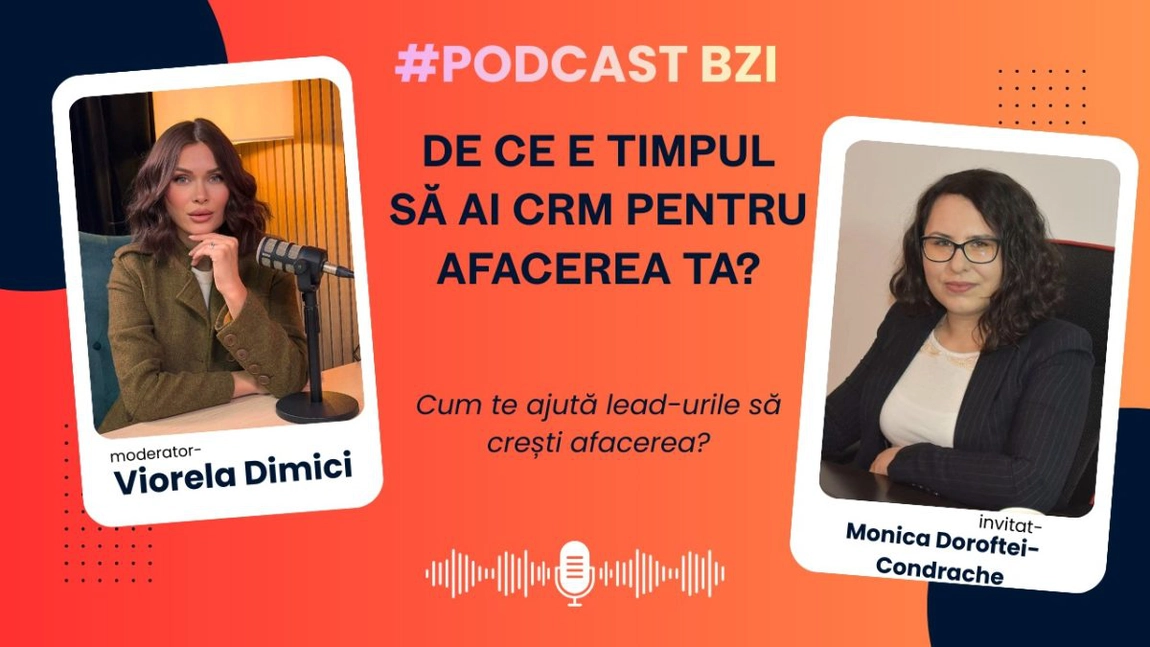 LIVE VIDEO - Monica Doroftei-Condrache, CRM & Marketing Operations Specialist, cum te ajută lead-urile să crești afacerea?
