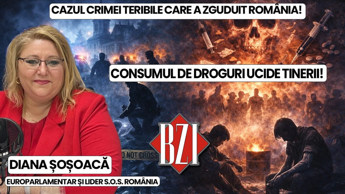 Studio-Politic BZI LIVE într-o emisiune explozivă și necenzurată ce o are în prim-plan pe Diana Șoșoacă, președinte Partidul S.O.S. România și europarlamentar neafiliat în Parlamentul European