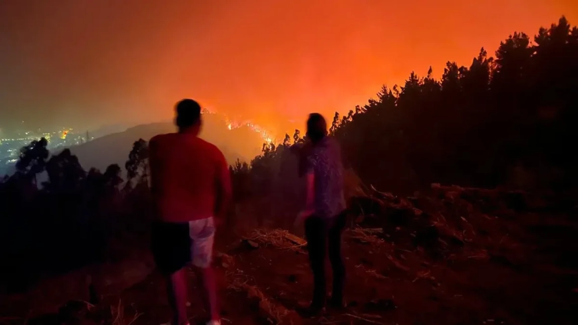 Imagini apocaliptice din Chile. Un incendiu a făcut prăpăd