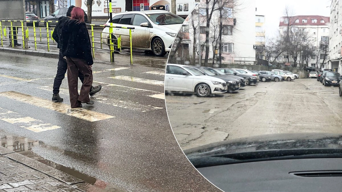 Toate străzile din municipiul Iași sunt pline de noroi. Mocirla urbană câștigă teren cu acordul tacit al primăriei