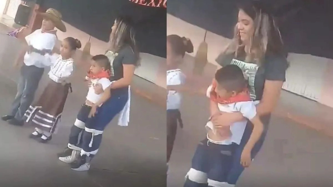 Învățătoarea care și-a ajutat elevul cu nevoi speciale să danseze la serbare. Gestul ei a impresionat o lume întreagă