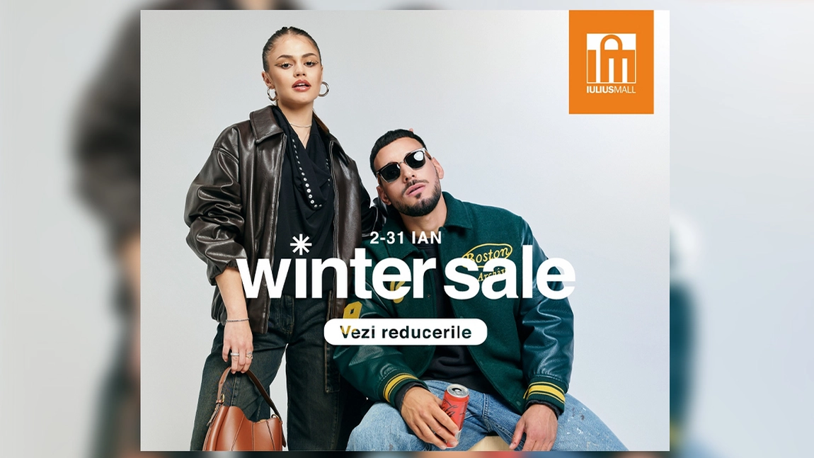 Winter Sale aduce promoții de până 70% la brandurile tale favorite din Iulius Mall Iași