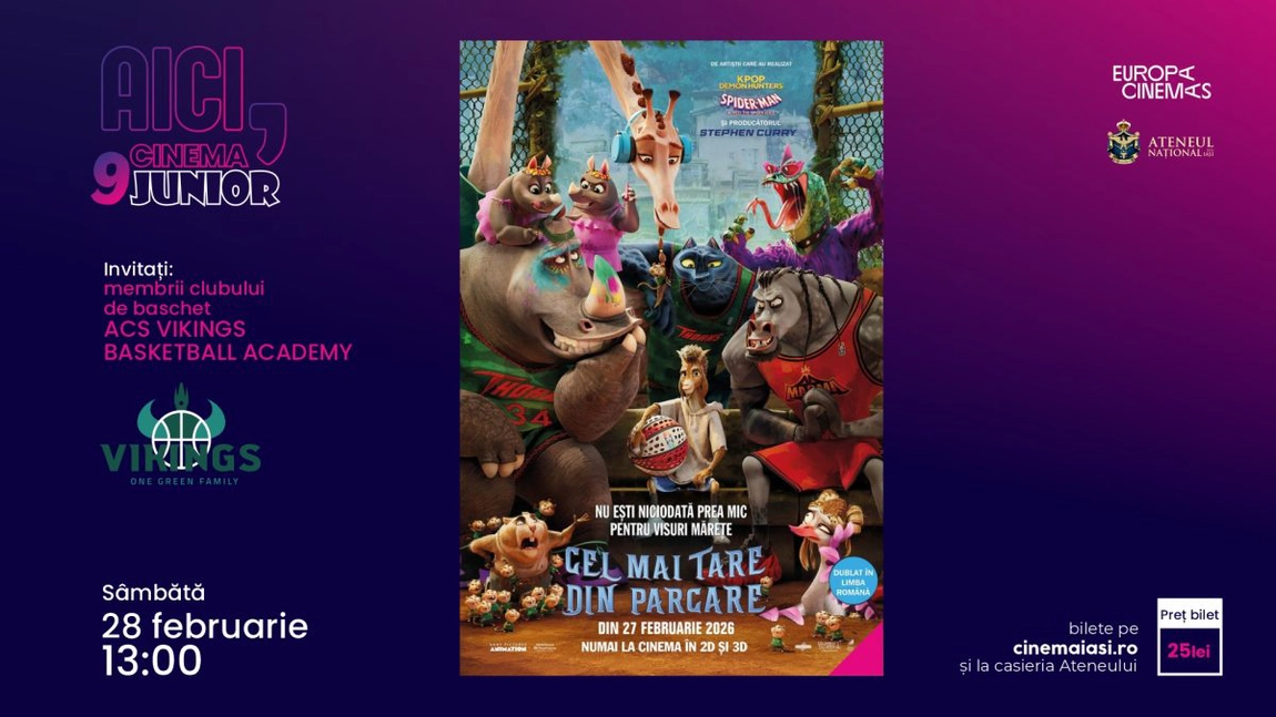 Proiect de educație cinematografică pentru micii cinefili: „Aici, Cinema Junior” - episodul 9