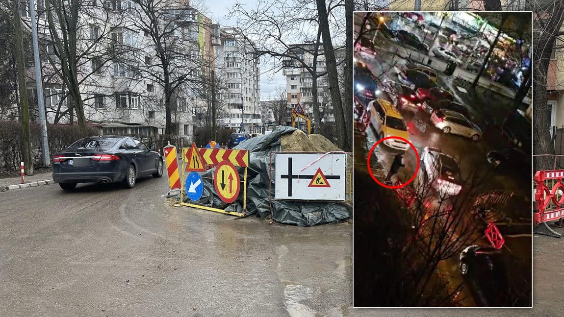 Exasperat de trafic, un bărbat din Iași a dirijat singur circulația mașinilor într-o intersecție, în locul polițiștilor