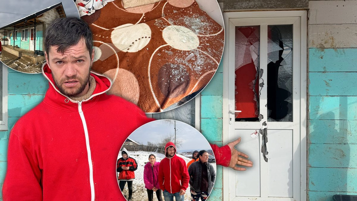 Atac ca în filmele de groază, la miezul nopții, la Vadu Vejei, Iași. Așa arată o casă după ce mai mulți indivizi au intrat peste proprietari, înarmați cu săbii și bâte! „Au tras două focuri și au dat cu spray” - VIDEO