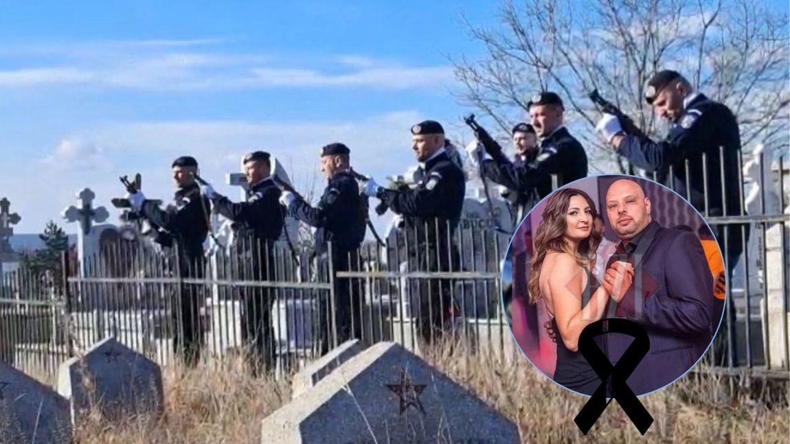 S-au tras salve de armă la înmormântarea Dianei Iacob, tânăra care s-a stins în accidentul de la Ciortești - FOTO, VIDEO