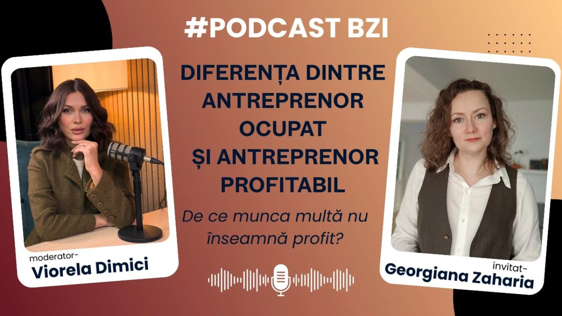 Georgiana Zaharia, diferența dintre antreprenor ocupat și antreprenor profitabil