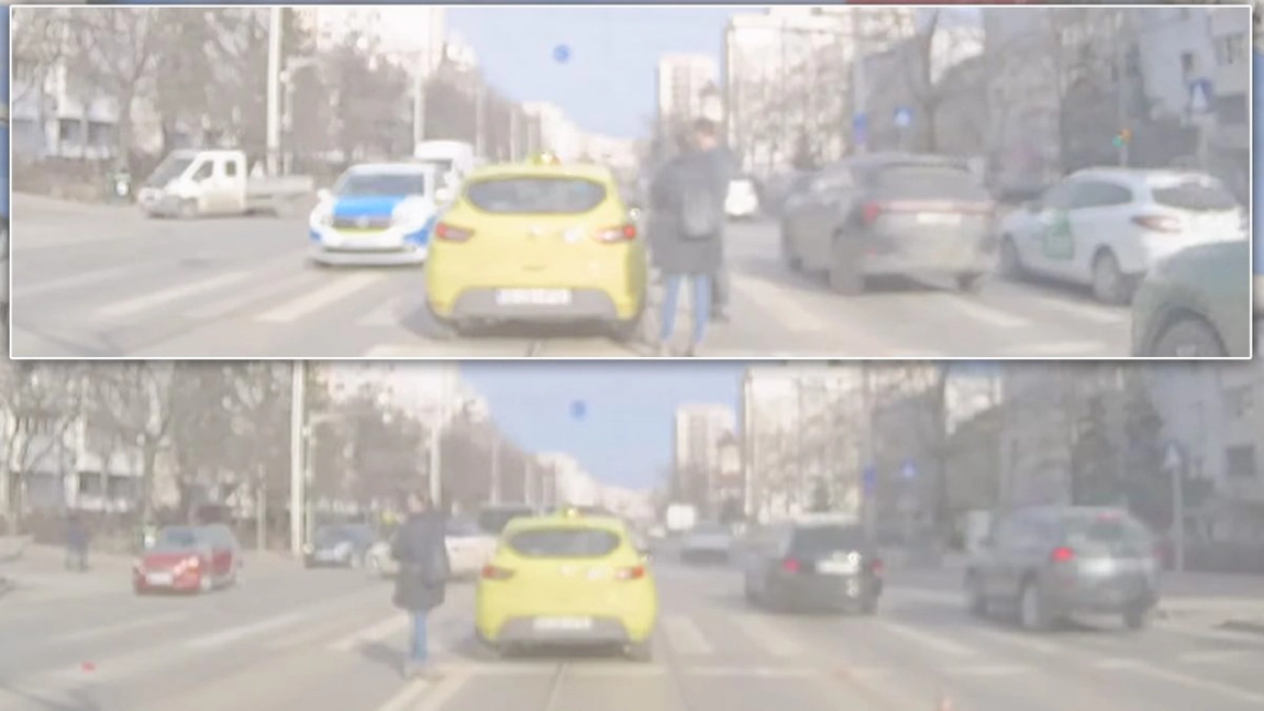 Taximetristul care a adormit în trafic din cauza alcoolului a fost reținut pentru 24 de ore