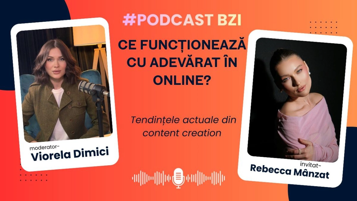 LIVE VIDEO - Rebecca Mânzat, content creator, despre tendințele de content creation și UGC. Ce funcționează cu adevărat în online?