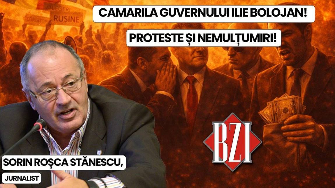 Special talk-show BZI LIVE împreună cu nașul presei din România, senior-jurnalistul Sorin Roșca Stănescu. Vor fi dezbătute subiectele momentului