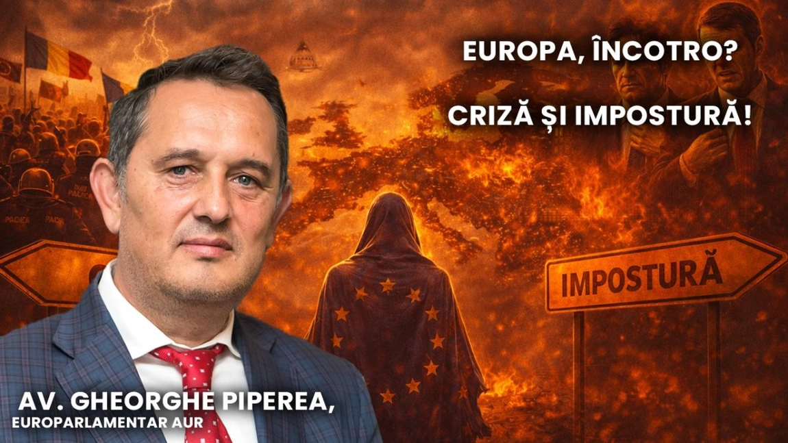 Studio-Politic BZI LIVE alături de avocatul și europarlamentarul AUR Gheorghe Piperea! Dialog pe teme naționale, europene și internaționale de maximă importanță