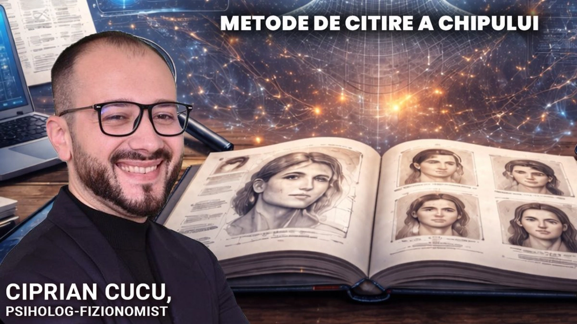 Ce spune chipul despre tine? Citirea feței, între psihologie și autocunoaștere, în ediția BZI LIVE, împreună cu Ciprian Cucu, fizionomist, psiholog și coach specializat în autocunoaștere și dezvoltare personală