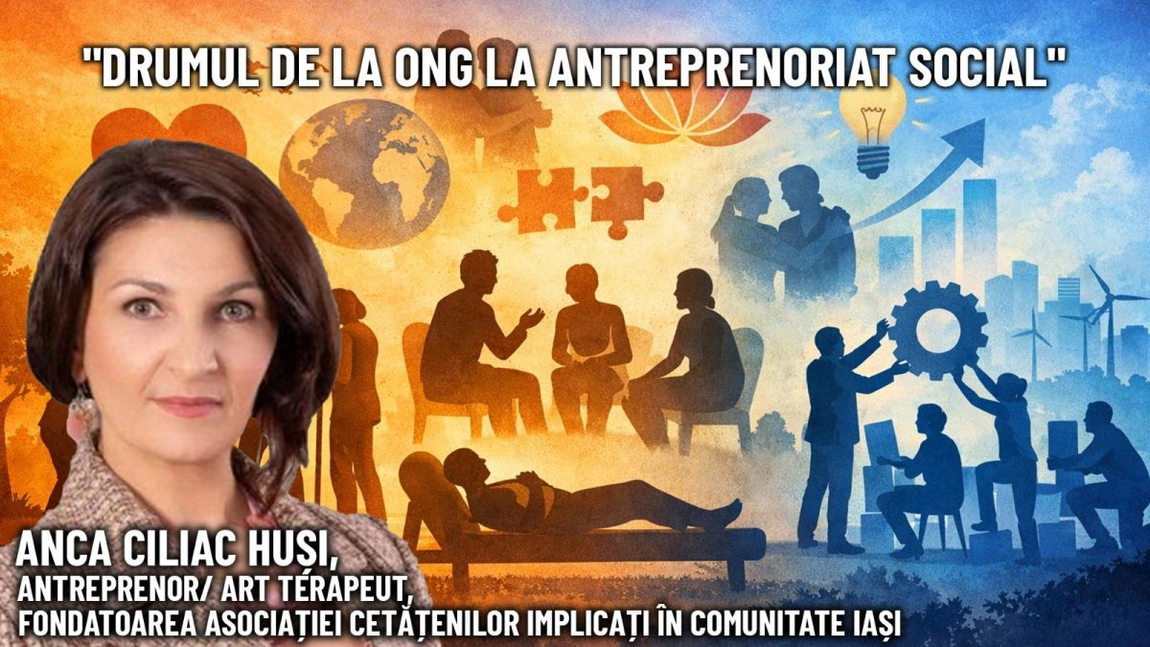 Anca Ciliac Huși, fondatoarea Asociației Cetățenilor Implicați în Comunitate (ACIC) Iași, va fi invitată în cadrul emisiunii BZI LIVE, moderată de Irina Zaharia, începând cu ora 11.30