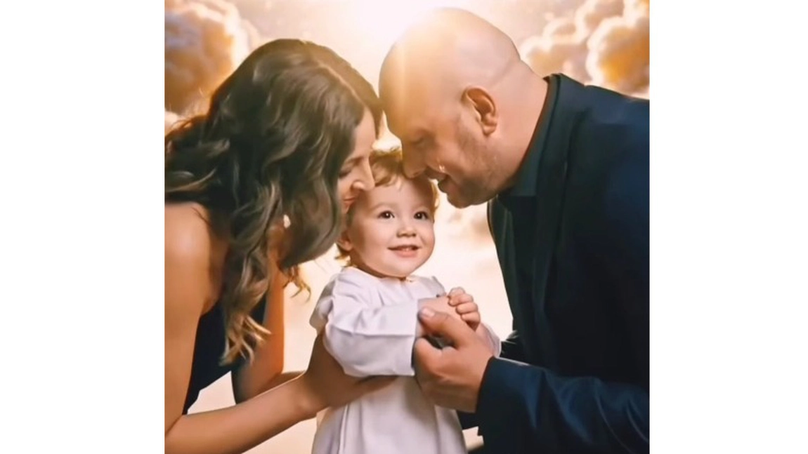 Imagini zguduitoare generate de AI după tragedia de la Ciortești. Sorin, Diana și fiica lor s-au întâlnit în rai. Videoclipul a fost distribuit de familia celor doi soți - FOTO/VIDEO