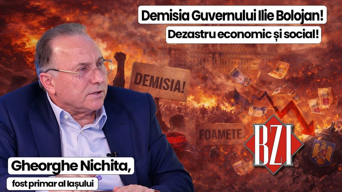 Talk-show BZI LIVE permanent alături de invitatul permanent Gheorghe Nichita, fost primar al Iașului. Dezbatere pe temele momentului