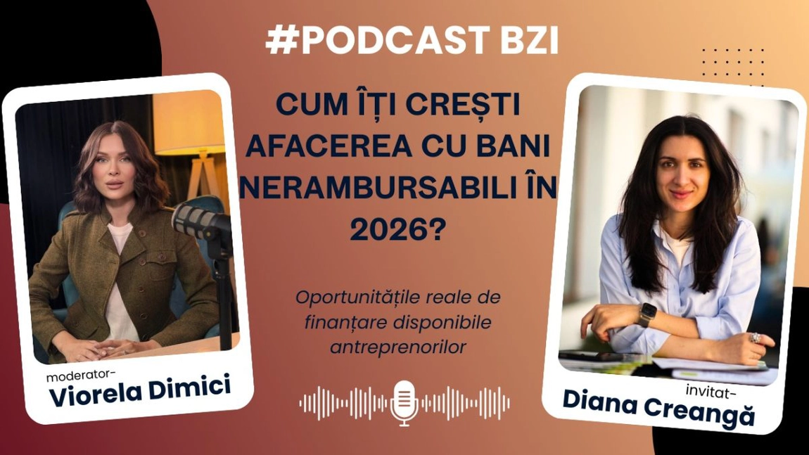 LIVE VIDEO - Diana Creangă, cofondatoare SIA Teritorial Invest, cum îți crești afacerea cu bani nerambursabili în 2026? Ce fonduri sunt disponibile?