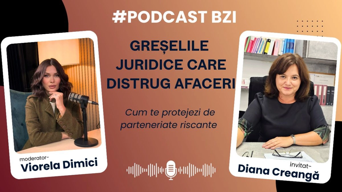 LIVE VIDEO - Ana Maria Rață, avocat, despre greșelile juridice care distrug afaceri