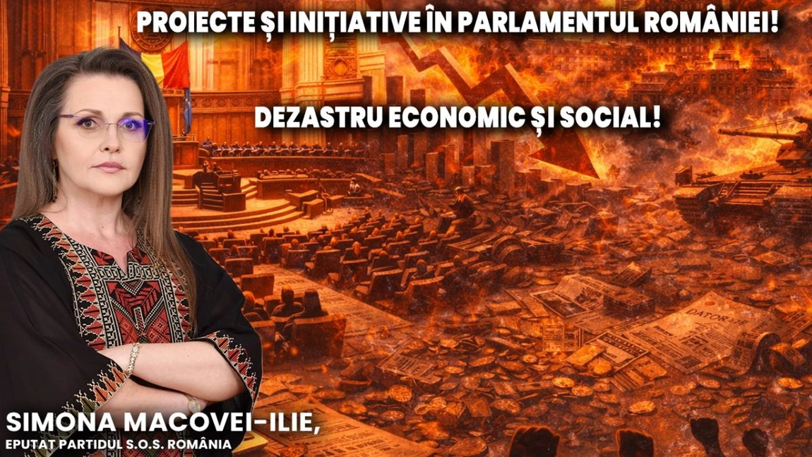 Ediție BZI LIVE cu Simona Macovei-Ilie, deputat în Parlamentul României al Partidului S.O.S. România! Cele mai importante subiecte vor fi dezbătute