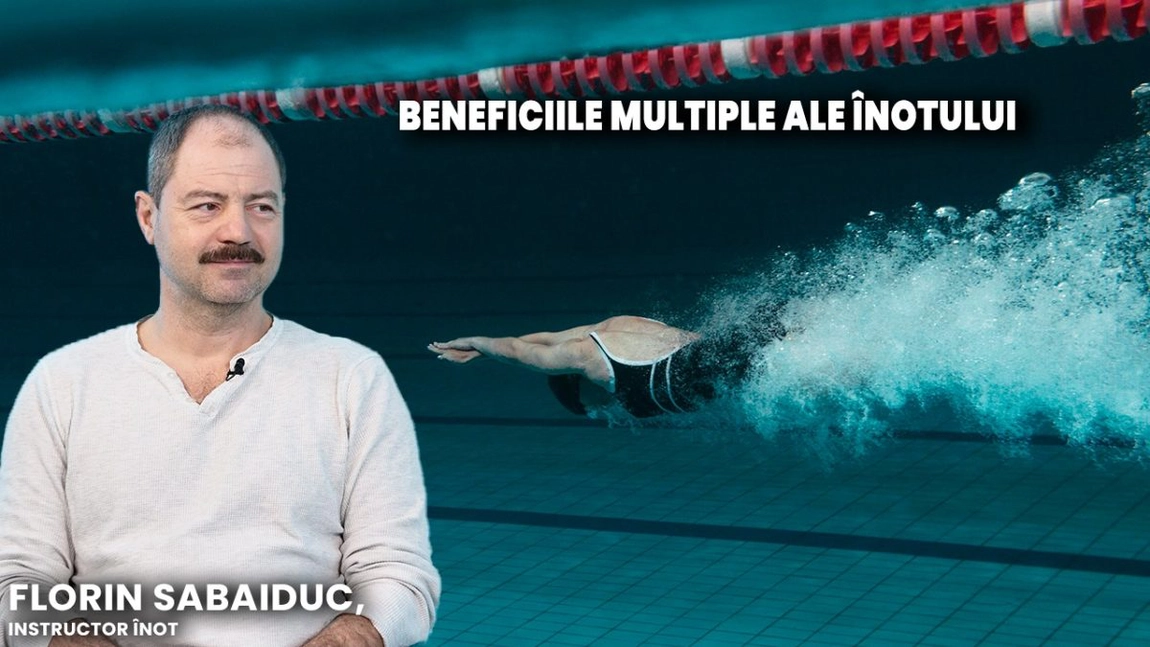 LIVE VIDEO - Beneficiile înotului și pregătirea pentru sezonul estival, discutate la BZI LIVE cu Florin Sabaiduc, instructor înot