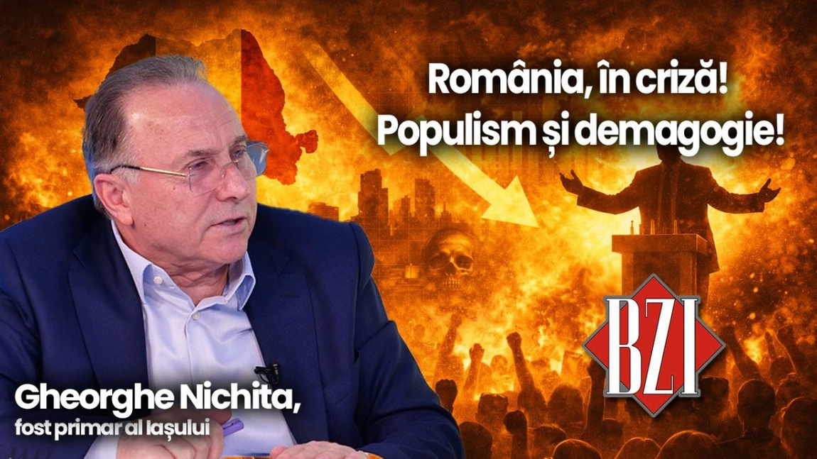 Talk-show BZI LIVE permanent alături de invitatul special Gheorghe Nichita, fost primar al Iașului