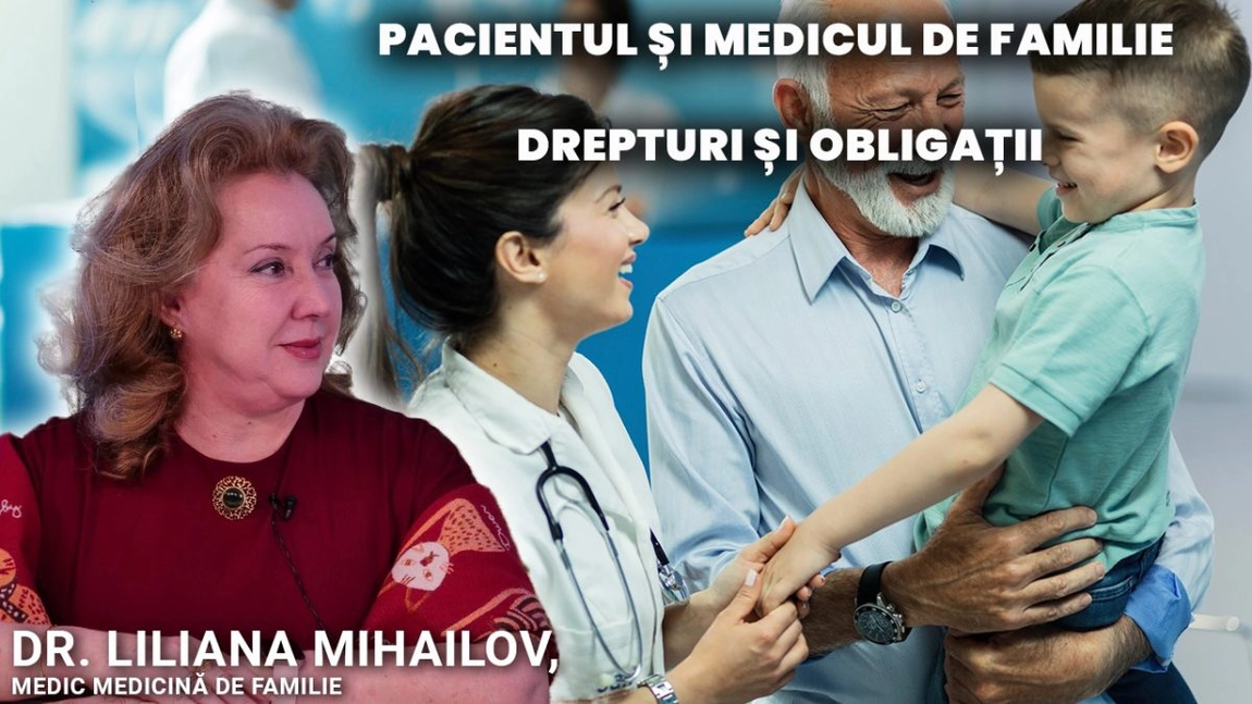 LIVE VIDEO - Pacientul și medicul de familie – drepturi, obligații și comunicare eficientă, astăzi la BZI LIVE, cu invitata dr. Liliana Mihailov, medic de medicină de familie