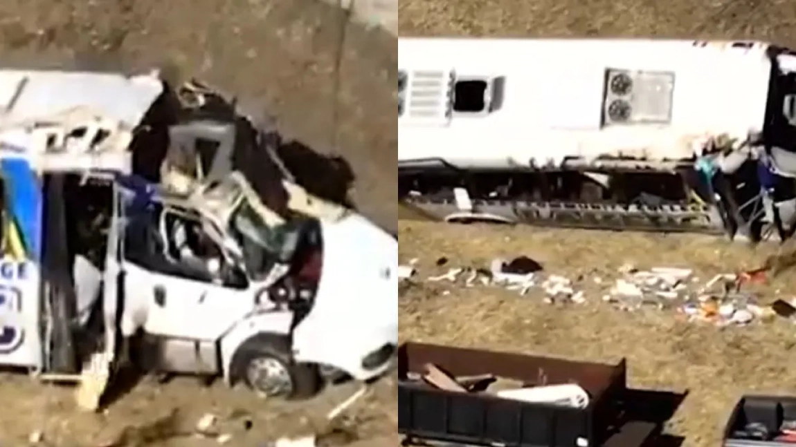 Tragedie pe șosea în Iowa: autocarul echipei de baseball Iowa Lakes s-a răsturnat. Un mort și 32 de răniți