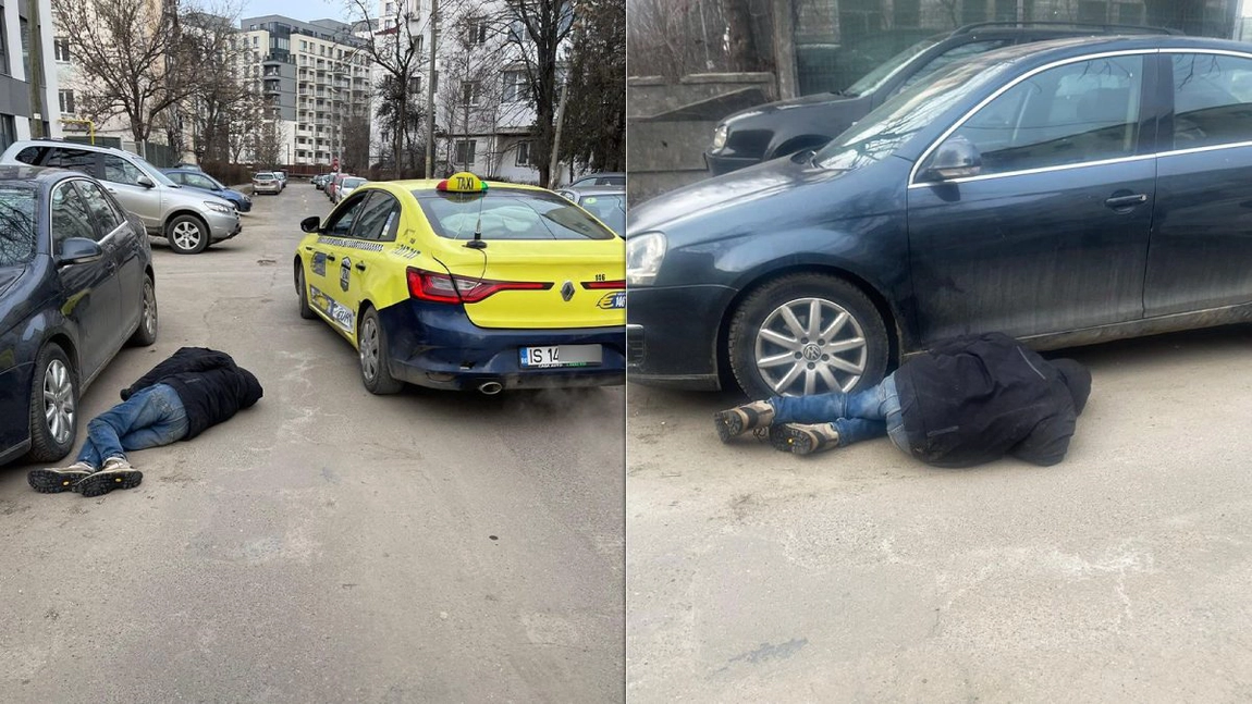 Bărbat din Iași, găsit inconștient în mijlocul străzii. A fost salvat de un polițist local care se afla în timpul liber