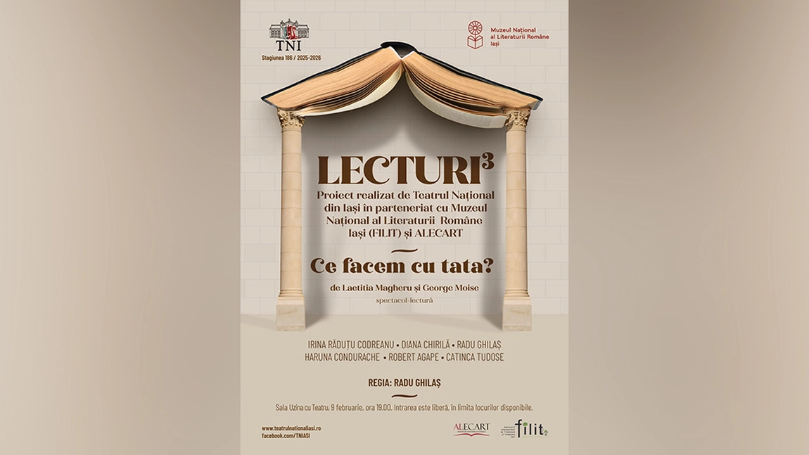 „Ce facem cu tata?” - spectacol-lectură în premieră, la Uzina cu Teatru