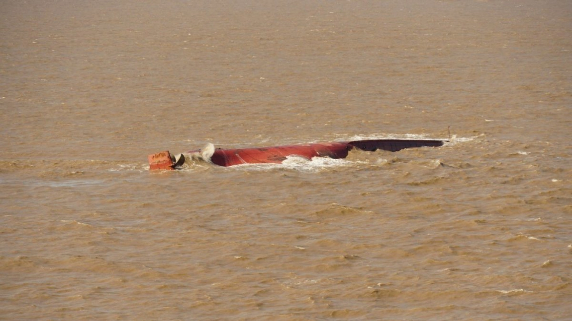 O navă românească s-a scufundat pe canalul Sulina. Căpitănia Tulcea anchetează circumstanțele accidentului