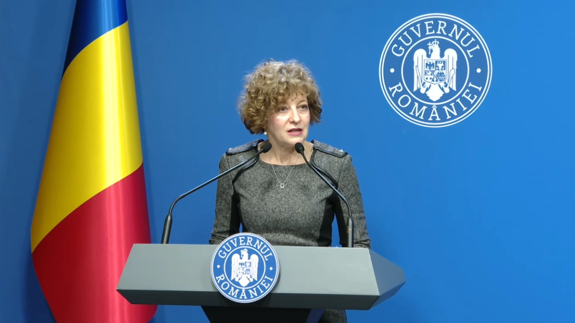 Vicepremierul Oana Gheorghiu: 