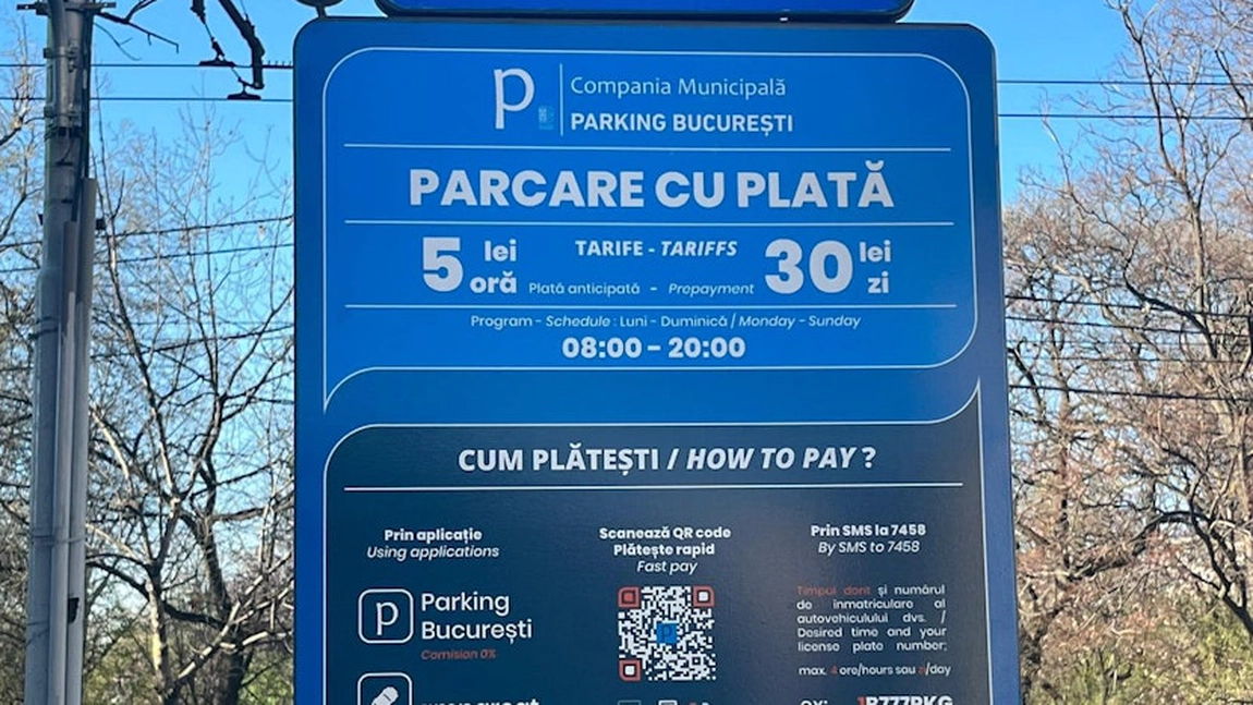 Plata parcărilor PMB devine exclusiv digitală: cash-ul, eliminat din 27 februarie în București
