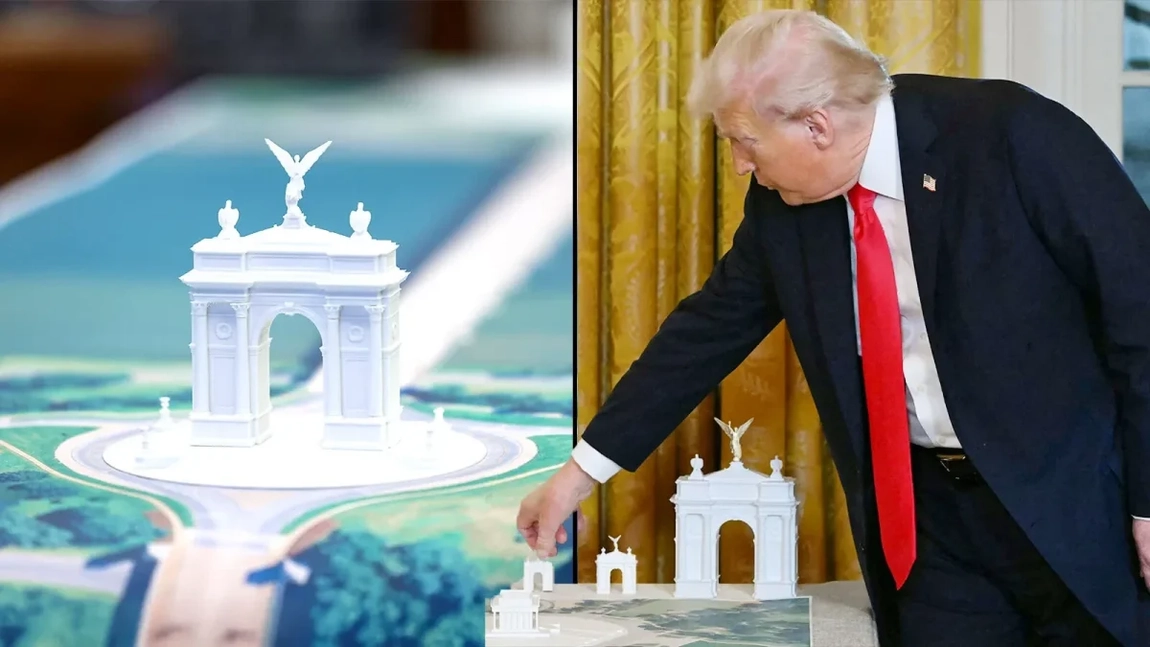 Trump își face arc de triumf! Cum arată structura impresionantă