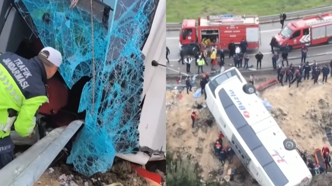 Accidente în lanț în Turcia! 16 morți după ce un autocar a căzut în râpă și două mașini s-au ciocnit frontal
