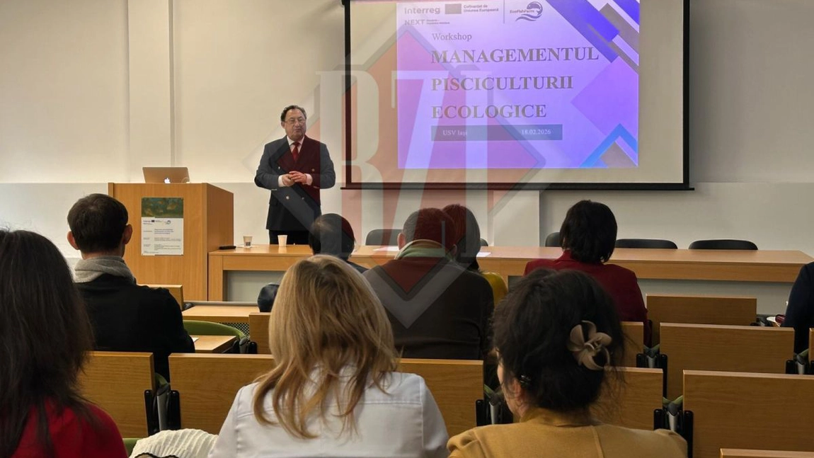 Universitatea de Științele Vieții „Ion Ionescu de la Brad” din Iași organizează un workshop pe tema pisciculturii ecologice
