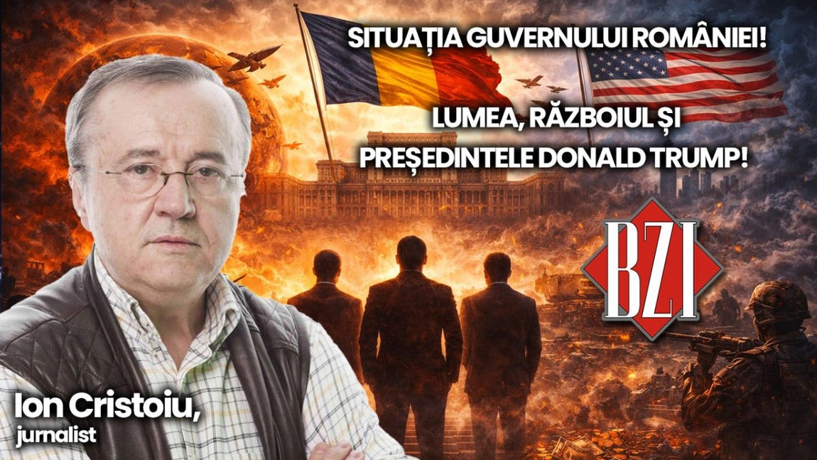 LIVE VIDEO - Studio-Politic BZI LIVE cu invitatul special, maestrul Ion Cristoiu, celebrul și consacratul jurnalist