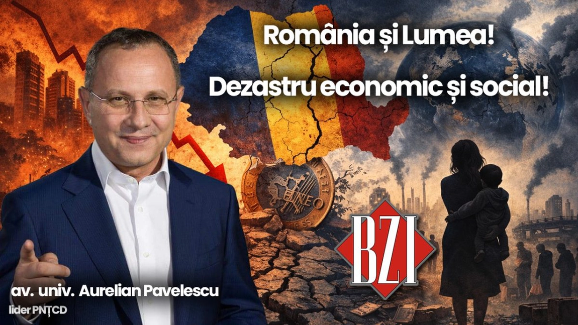 LIVE VIDEO - Emisiune BZI LIVE alături de av. univ. Aurelian Pavelescu, lider PNȚCD! Analiza subiectelor sensibile naționale și internaționale