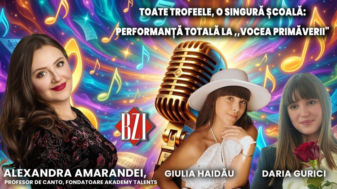 LIVE VIDEO - Toate trofeele, o singură școală: performanță totală la „Vocea Primăverii