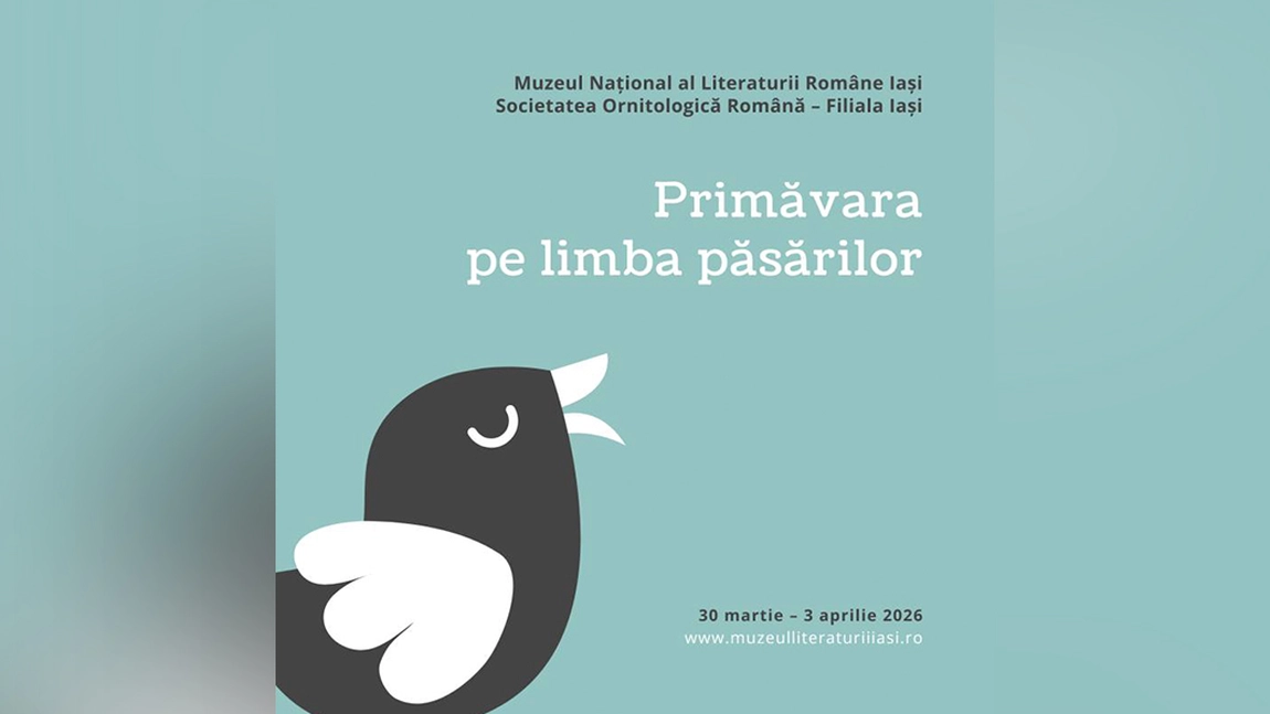„Primăvara pe limba păsărilor”, ateliere educative la MNLR Iași pentru elevii de gimnaziu