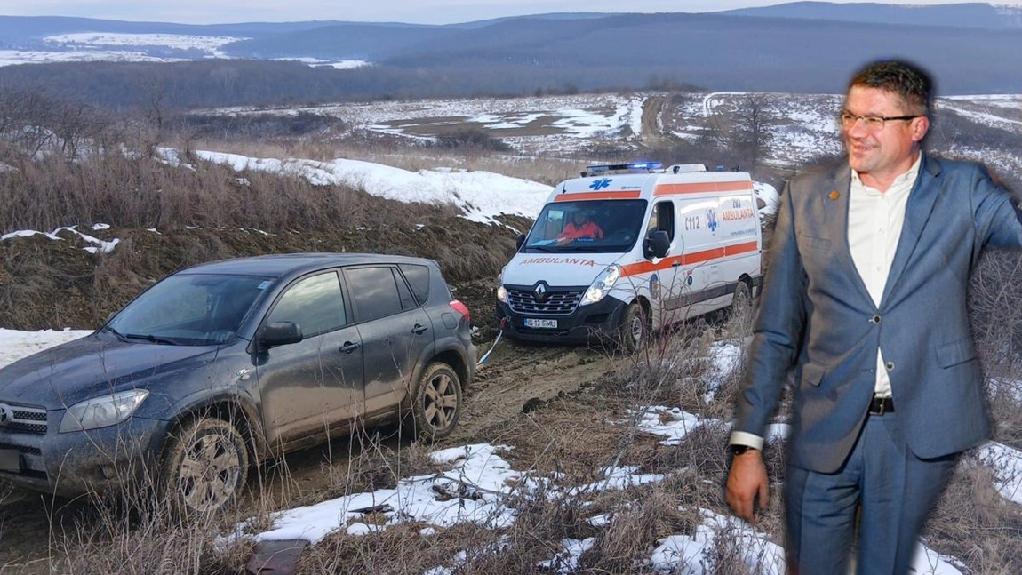 A fost nevoie să moară un bărbat și un nou-născut pentru ca președintele CJ, Costel Alexe, să intervină cu piatră pe drumul județean 282E, Mădârjac – Bojila
