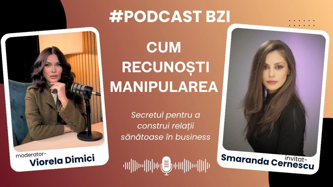 LIVE VIDEO - Smaranda Cernescu, psiholog de business, cum recunoști manipularea și construiești relații sănătoase în business