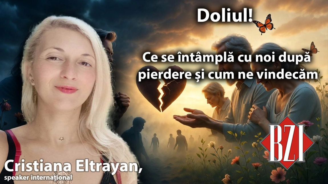 Ce se întâmplă cu noi după pierdere și cum ne vindecăm. Cristiana Eltrayan vorbește despre doliu la BZI LIVE