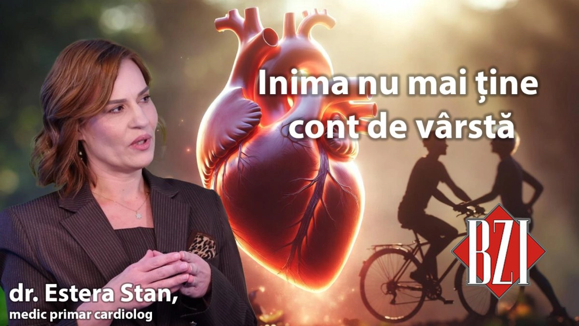 LIVE VIDEO - Inima nu mai ține cont de vârstă. Mituri demontate și patologii cu care se confruntă medicii cardiologi, la BZI LIVE, împreună cu invitata dr. Estera Stan, medic primar cardiolog