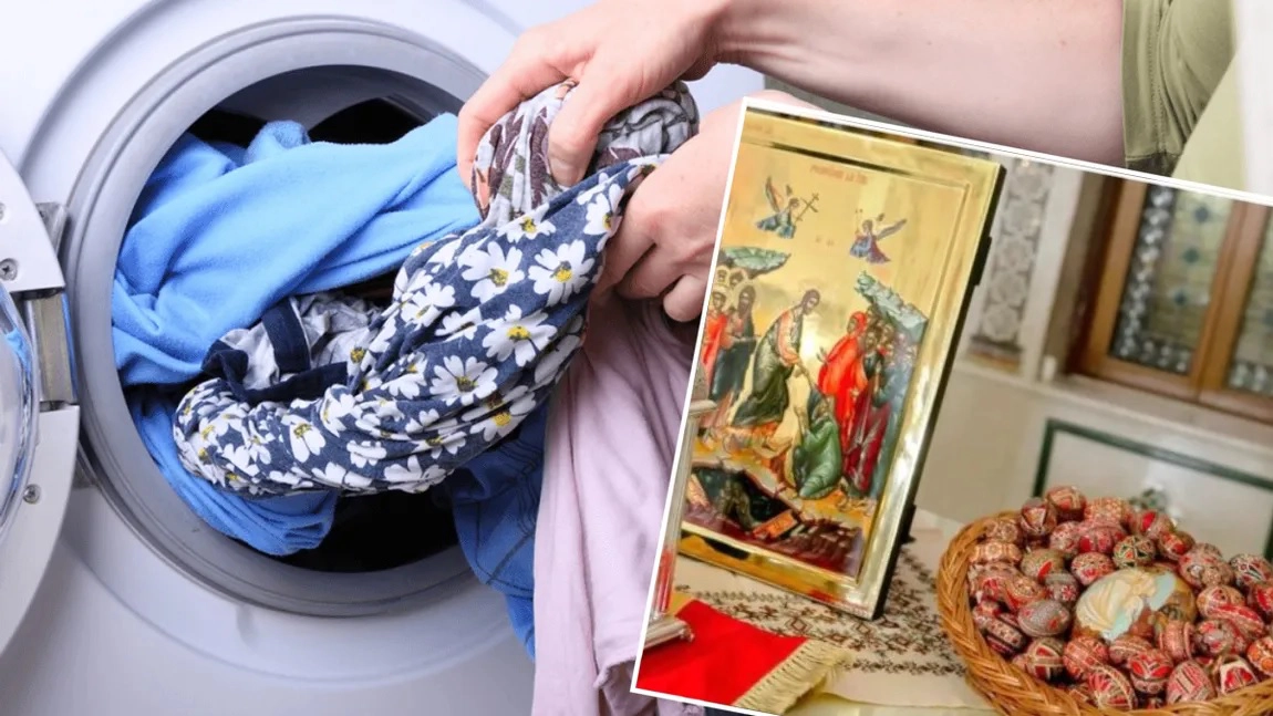 Se spală rufe în Săptămâna Mare? Iată ce spun preoții!