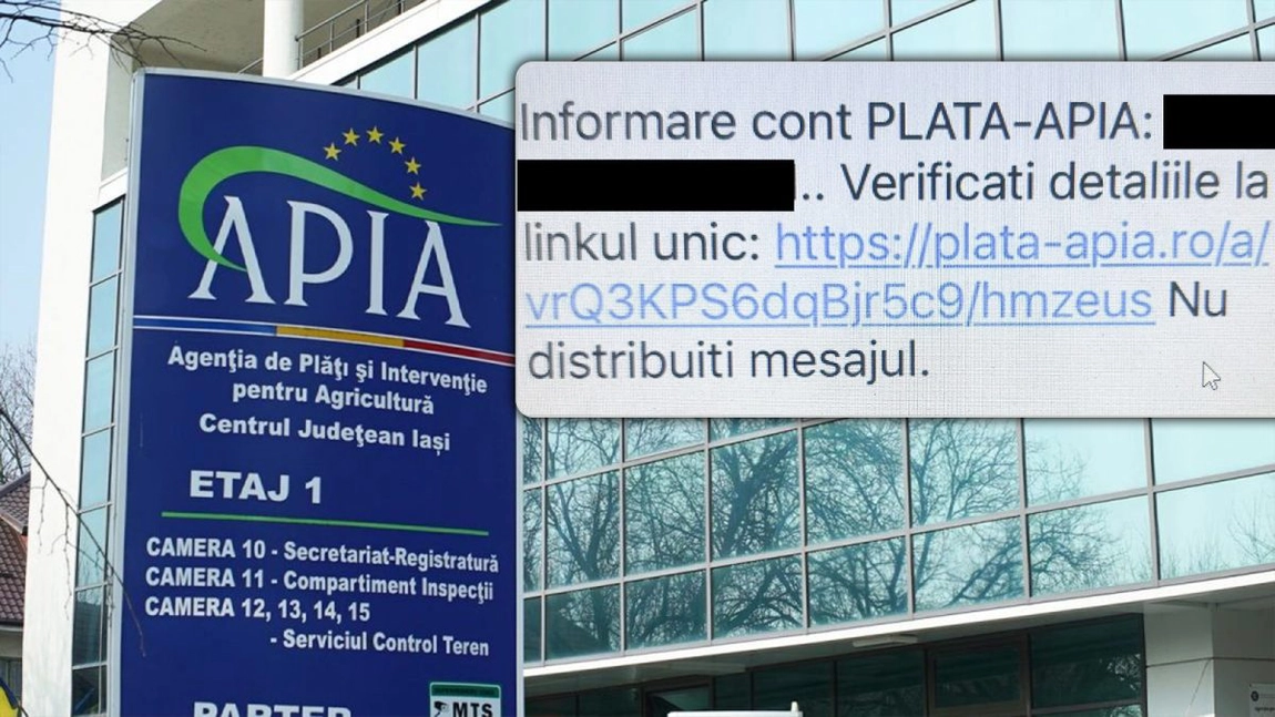 Atenție la noua escrocherie cu mesaje APIA! Românii riscă să rămână fără banii din conturi dacă accesează un link