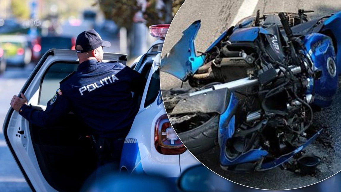 „Fast and Furious” de Holboca! După ce au băut la „La Porc”, doi tineri s-au urcat pe scutere și s-au întrecut aproape 5 metri, până s-au izbit unul de altul