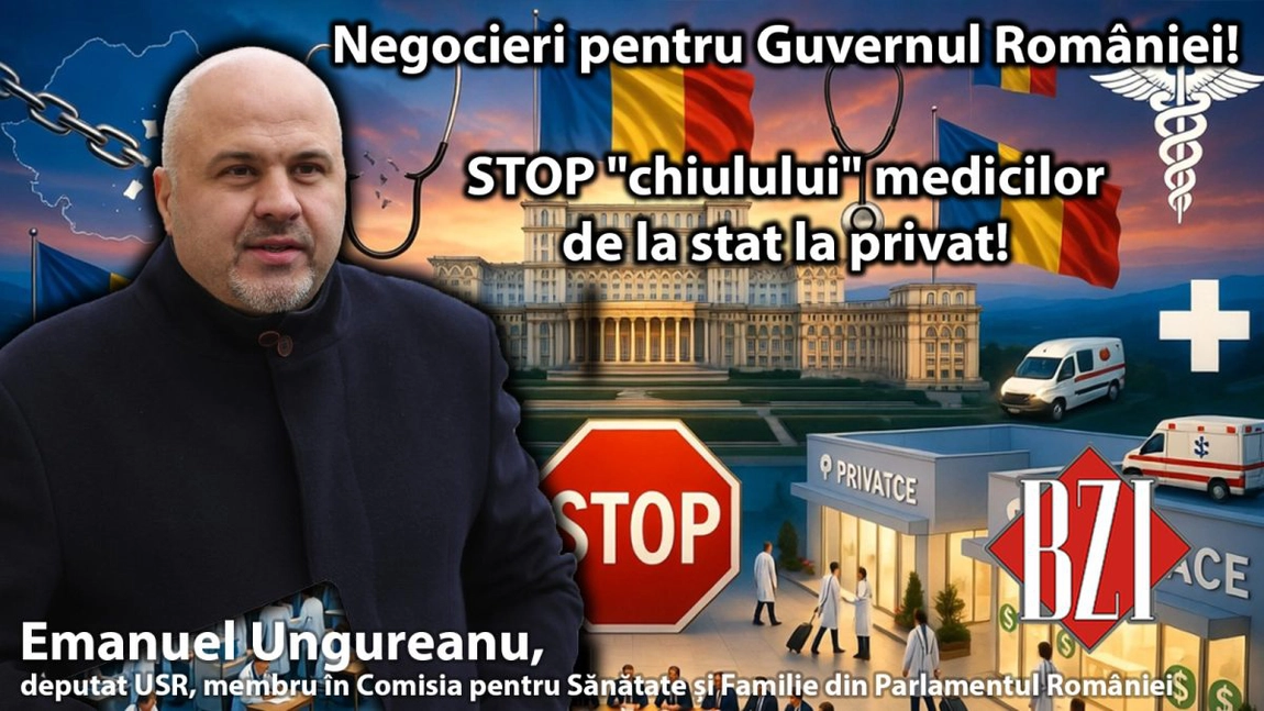LIVE VIDEO - Studio-Politic BZI LIVE alături de Emanuel Ungureanu, deputat USR și membru în Comisia pentru Sănătate și Familie din Parlamentul României! Toate subiectele momentului vor fi dezbătute