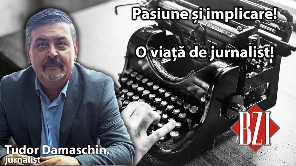 Studio-Inedit BZI LIVE alături de Tudor Damaschin, unul dintre veteranii presei din Iași! Despre viața de jurnalist, experiențe, pasiune și implicare